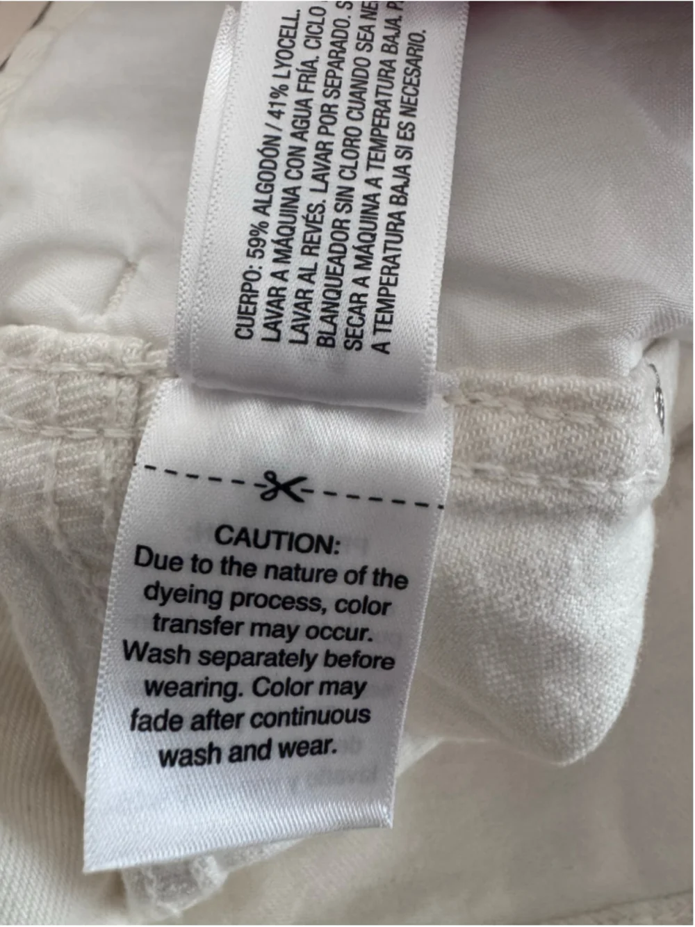 Women's Universal Thread Cream Mini Cut-Off Jean Shorts Size 14